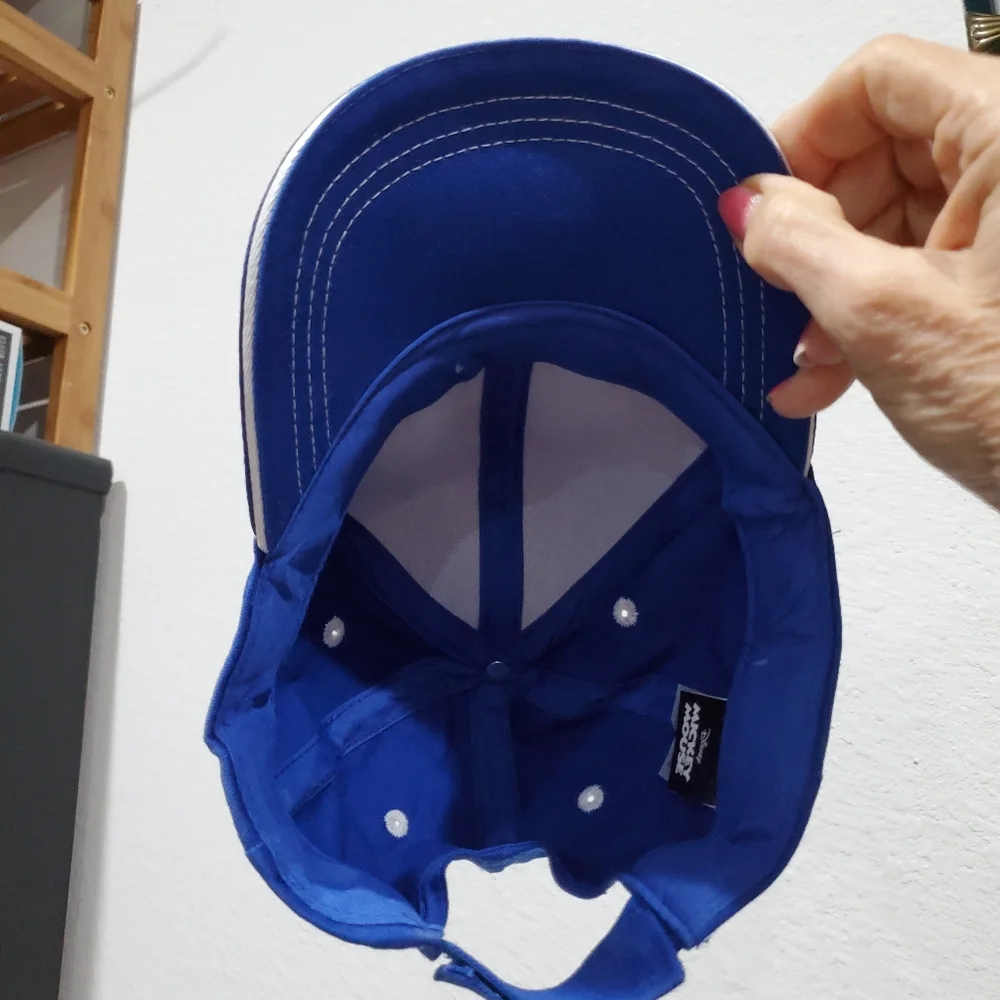 Disney Mickey Mouse Peek A Boo Ears Adjustable Hat Cap One Size Boys Girls Blue